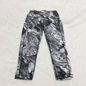 Black, Grey and White Sweaty Betty workout pants